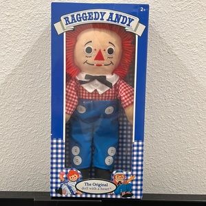 VINTAGE NEW- Raggedy Andy Doll 14.5”